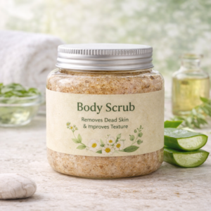 Herbal Body Scrub – Natural Skin Exfoliating Scrub